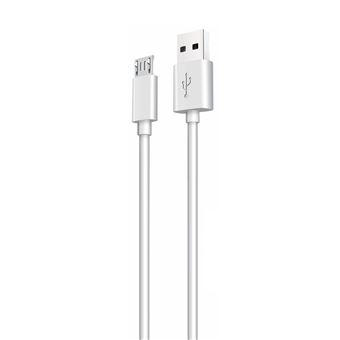 Cabo de Dados Pritech PBP-059 | USB 2.0 M Para Micro-USB M | 1M Branco - 1
