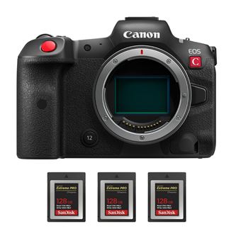 Canon EOS R5 C + 3 SanDisk 128GB Extreme PRO CFexpress Type B + PDF 15 Técnicas para Melhorar as suas Fotografias - 1