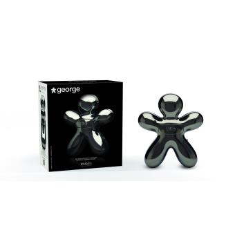 Coluna Portátil Bluetooth com difusor de aromas Mr & Mrs Fragrances George Bluetooth Speaker Full Chrome Charcoal