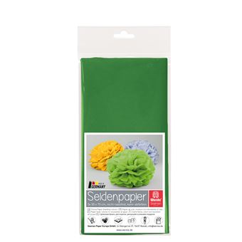 Papel Seda 20G 1050.12 Verde Escuro 50X70  cm com 5 - 1