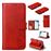 Capa Magunivers de PU Padrão de Gato Vermelho para Samsung Galaxy S10_0