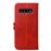 Capa Magunivers de PU Padrão de Gato Vermelho para Samsung Galaxy S10_2