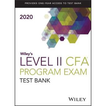Wileys Level Ii Cfa Program Study Guide  Test Bank 2020 - 1