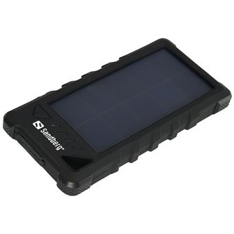 Power Bank Sandberg Outdoor Solar Powerbank 16000 | 16000 mAh | Preto - 1
