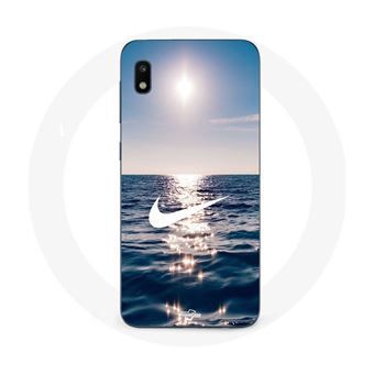 Capa Maniacase para Samsung Galaxy A10 Logotipo Da Nike Branco Mar Solei - 1