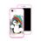 Capa Hapdey para iPhone 7 - 8 Design Pinguim Bebé em Silicone Flexível e TPU Cor-de-Rosa_2