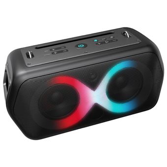 Coluna sem Fios Majestic Fire 39 | Plástico | Preto | 41x21x20,1 cm - 1