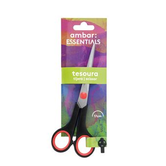 Tesoura Ambar Ergonómica 17 cm - 1