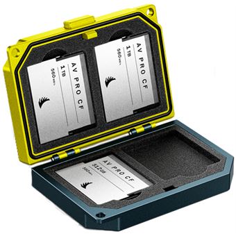 Caixa para Cartão de Memória Angelbird Technologies Media Tank | Amarelo - 1