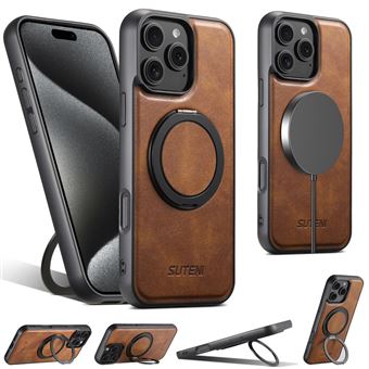 Capa Protetora com Suporte Magnético 360° e Anel G3 V-REEL para Google Pixel 10 Pro XL - Castanho - 1