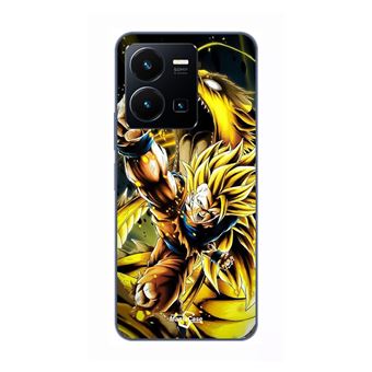 Capa Maniacase para Vivo Y35 4G | Son Goku Super Saiyan Ssj3 Attaque Point Dragon - 1