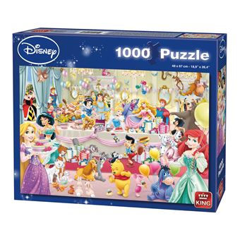 Puzzle King Disney Disney Birthday Party 1000 Peças - 1