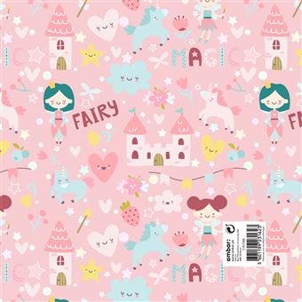 Resma de Papel Infantil Ambar Magic Fairy C10/348 | 25 Folhas - 1