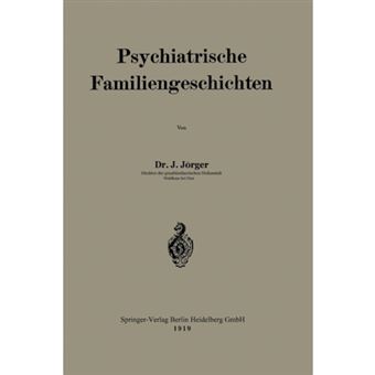 Psychiatrische Familiengeschichten - Paperback / softback - 0 - 1