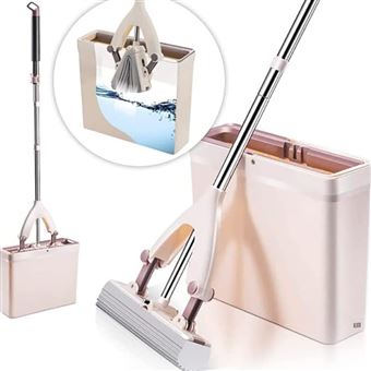 Esfregona Mopa com Cubo Klack® K56 - Bege - 1