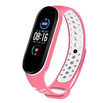 Pulseira Bracelete Phonecare SportyStyle para Xiaomi Mi Band 6 / Mi Smart Band 6 - Rosa / Branco - 1