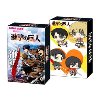 Mini Cartão Lomo DreamWorks LM262 | Attack on Titan | 30 peças | 5.5 x 8.8 cm - 1