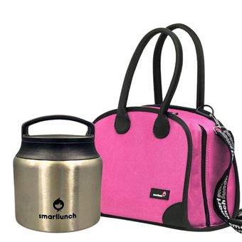 Set Lancheira Eve e Termo de Inox | 630ml | Rosa - 1
