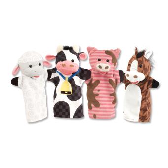 Melissa & Doug Farm Friends Hand Puppets Boneco Multi cor - 1