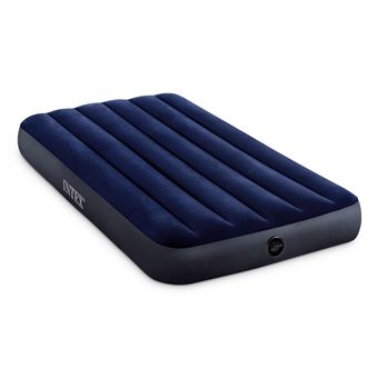 Colchão de Ar Intex DuraBeam Classic Downy Twin | Azul - 1