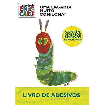 Eric Carle, Uma Lagarta Muito Comilona - Livro De Adesivos - 1