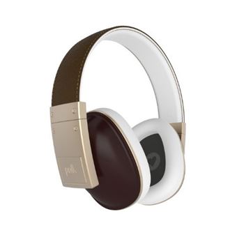 Auscultadores Polk Audio Buckle Castanho, Branco - 1