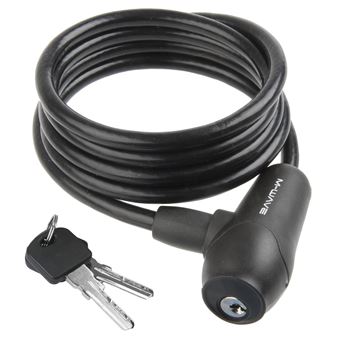 Cadeado de Cabo M-Wave 231010 | Preto - 1