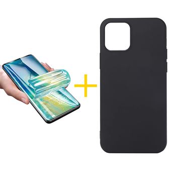 Pack 1 x Película de Hidrogel + Capa skyhe Apple iphone 11 Pro | Silicone Líquido - Preto - 1