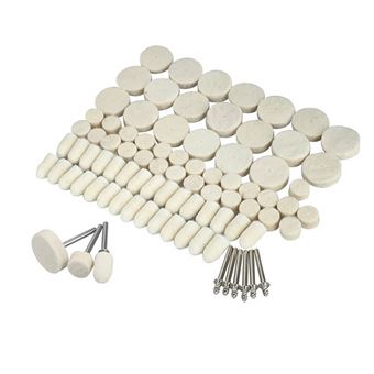 Conjunto 100 Discos de Feltro Orysin Polimento Grinder/Dremel - 1