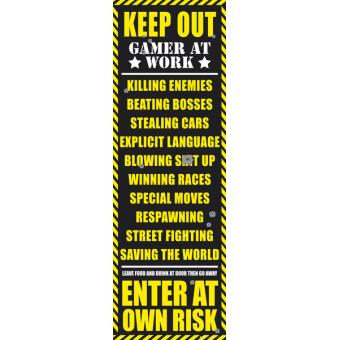 Poster para Porta Gaming Keep Out 53 x 158 cm - 1