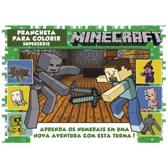 Minecraft - Prancheta para Colorir - Supersérie - 1