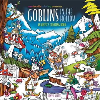 Zendoodle Coloring  Presents Goblins In The Hollow - 1