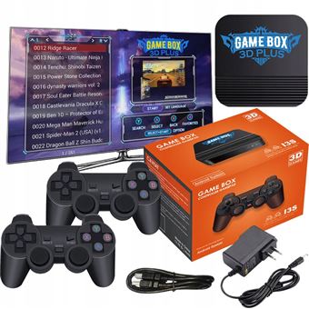 Retro TV Consola de Jogos Elitebody I3S 3D | 30000 Jogos | 64GB + 2 Playmat- Preto - 1