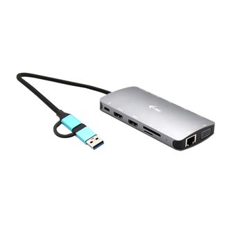 Base & Duplicador de Portas i-tec CANANOTDOCKPD | Prateado - 1