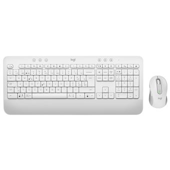 Teclado Wireless + Rato Logitech 920-011021 | Idioma: Suíço | Branco - 1