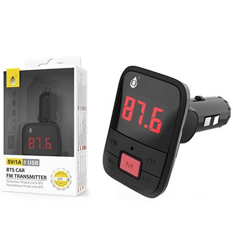 Transmissor de FM One Plus P4546 para Automóvel - Preto - 1