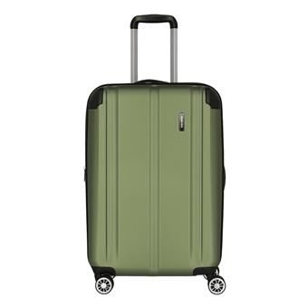 Mala de Viagem Travelite CITY | 68 cm | 4 rodas | 78 L | Verde - 1