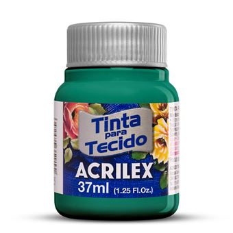 Tinta Acrilex Fosca para Tecido 04140/630 | 37ml - Verde Mar - 1