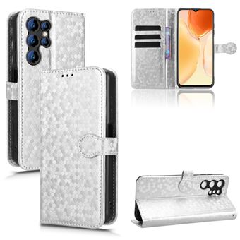 Capa FOXDOCK para Oukitel C61/C61 Pro | Fecho Magnético | TPU Macio | Compartimentos para Cartões | Prata - 1