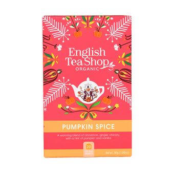 Blend English Tea Shop | Abóbora, Canela, Baunilha, Gengire e Chicória -Pumpkin Spice- | 20 Saquetas - 1