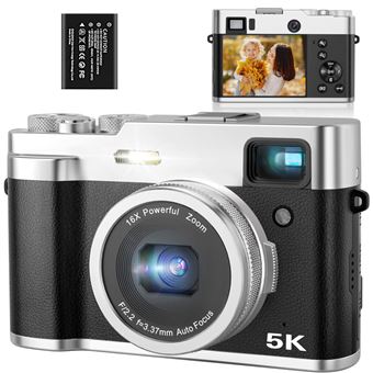 Câmara DSLR DUDAO DC203 | 5K | 48MP | autofocus 16x zoom | 2,8" | Preto - 1