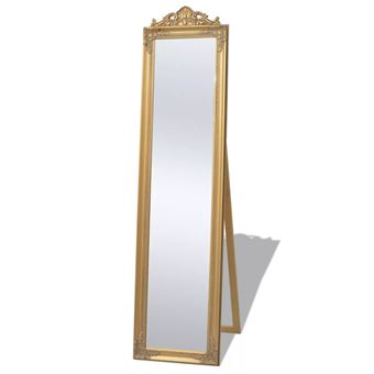 Espelho de Pé vidaXL em | Estilo Barroco | 160x40 cm | dourado - 1