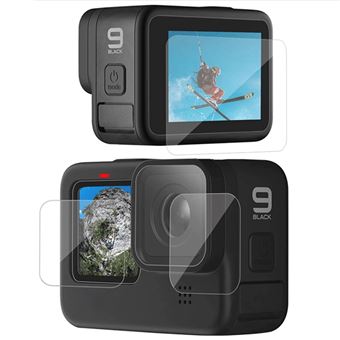 Kit Phonecare Película de Vidro Temperado de Ecrã Traz + Ecrã Frente + Câmara para GoPro Hero 9 - 1