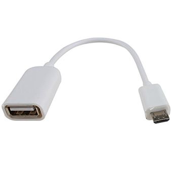 Cabo Multi4you Micro USB OTG (10cm) - Branco - 1