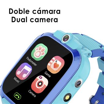Smartwatch Infantil DAM S27 | Câmara Dupla para Fotos e Vídeos - Azul - 1