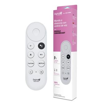 Comando/Controlo Remoto com Controlo de Voz para Televisão GOOGLE CHROMECAST DIGIVOLT GCC-67MIC | Branco - 1