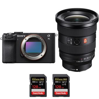Sony A7C II Preto + FE 16-35mm f/2.8 GM II + 2 SanDisk 128GB Extreme PRO UHS-II SDXC 300 MB/s + PDF MCZ DIRECT - 1