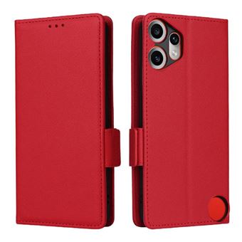 Capa ZURSANA para Nothing CMF Phone 2 Pro | Flip | Pele PU | Fecho Magnético | Porta-cartões | Vermelho - 1