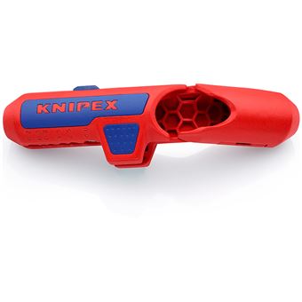 Descarnador de Cabo Knipex ErgoStrip | Azul, Vermelho - 1