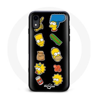 Capa Maniacase para Iphone XR Barte Simpson Rosto Amarelo - 1